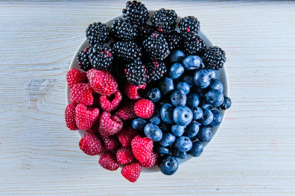 Berries mix fruit color food dessert sweet photo stock