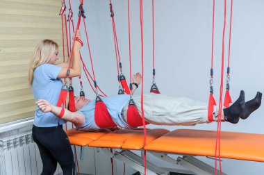 :Omurga reabilitation Merkezi hasta ile çalışmak