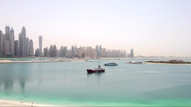 Fairmont Palm Erbjuder Lyxigt Boende Med Fantastisk Utsikt Dubai Uae — Stockvideo