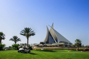 Dubai, Birleşik Arap Emirlikleri - Mar 02: Dubai Creek Golf Kulübü. 02 Mart 2018 yılında Dubai, İngiltere