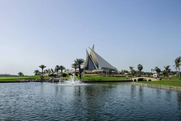 Dubai, Birleşik Arap Emirlikleri - Mar 02: Dubai Creek Golf Kulübü. 02 Mart 2018 yılında Dubai, İngiltere