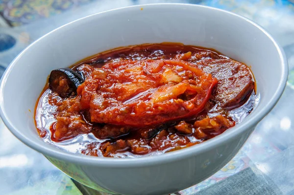 Pratos laterais do Oriente Médio - Comida tradicional no Oriente Médio — Fotografia de Stock