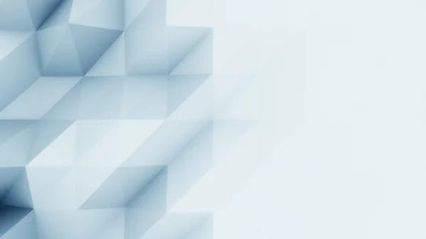 Minimalistischer hellblauer polygonaler Hintergrund für moderne Berichte und Präsentationen. 3D-Darstellung — Stockfoto