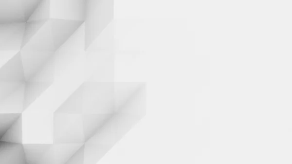 Abstrakter hellgrauer polygonaler Hintergrund für moderne Berichte und Annahmen. Origami-ähnliches Design. 3D-Darstellung — Stockfoto