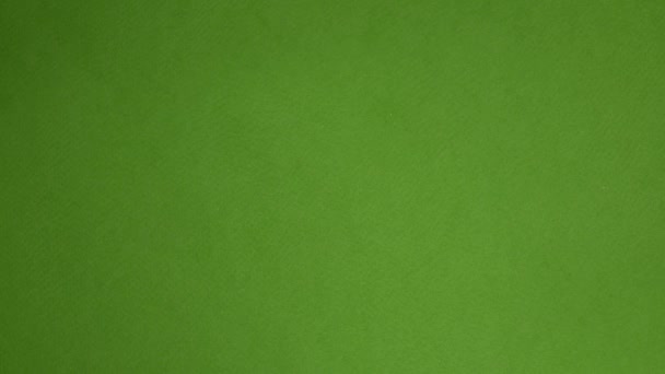 Inmobiliaria mujer colocando casas de juguete con techos rojos y borrosas sobre fondo verde. Agencia inmobiliaria y conceptos de desarrollo. Disparo 4K — Vídeos de Stock