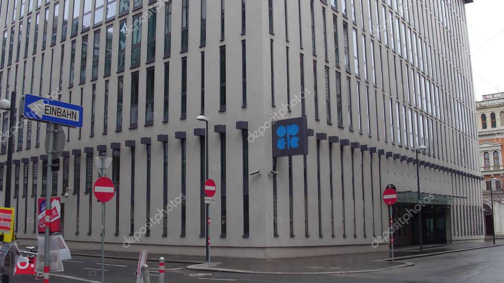 VIENNA, AUSTRIA - DECEMBER, 24 Organization of Petroleum Exporting Countries OPEC headquarters