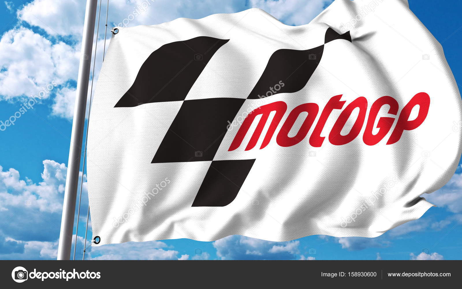 Cocinando trabajo Excepcional Waving flag with Moto GP logo. Editorial 3D rendering – Stock Editorial  Photo © alexeynovikov #158930600
