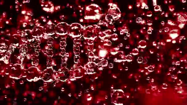 Durchsichtiges rotes DNA-Molekül, nahtlose Schleife. Konzepte für Schaden, Krankheit oder genetische Störung — Stockvideo