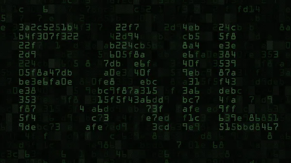 Mensaje FAIL en la pantalla del ordenador hecho de texto y símbolos numéricos, representación 3D — Foto de Stock
