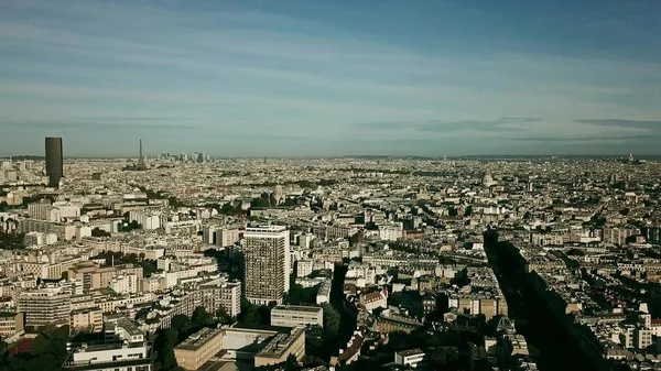 Luftaufnahme von Paris mit dem Eiffelturm, Frankreich — Stockfoto