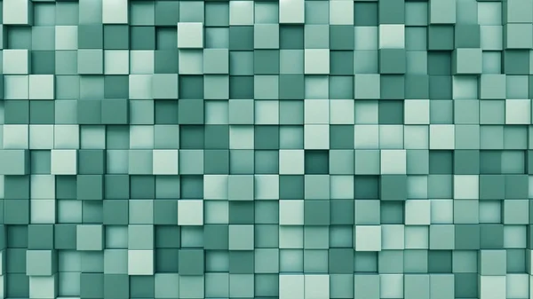 Фон з блакитними кубиками, 3D рендеринг — стокове фото
