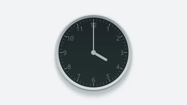 사무실 벽 시계 4 oclock 표시 됩니다. 3 차원 렌더링 — 스톡 사진