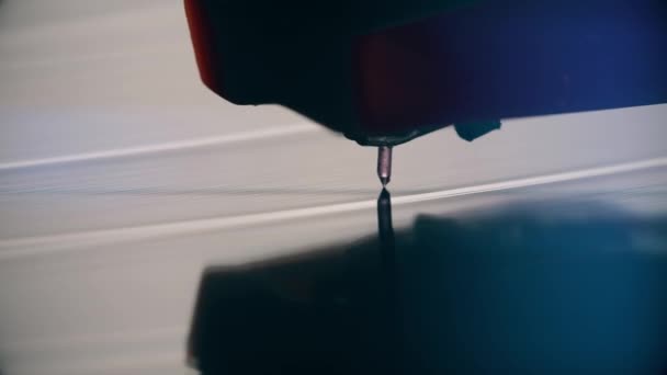 Klasik vinil plak çalar, makro çekim — Stok video