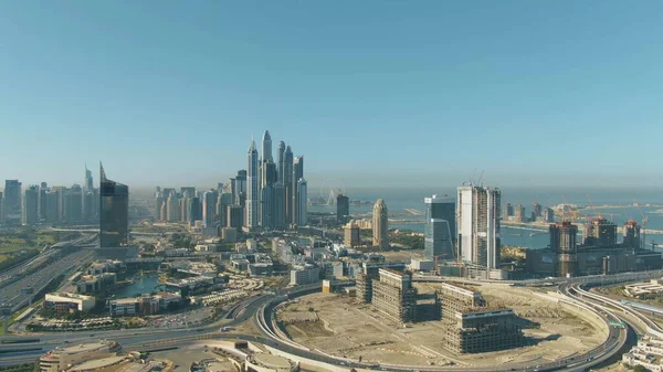 Vista aérea de Dubai Internet City, Emirados Árabes Unidos — Fotografia de Stock