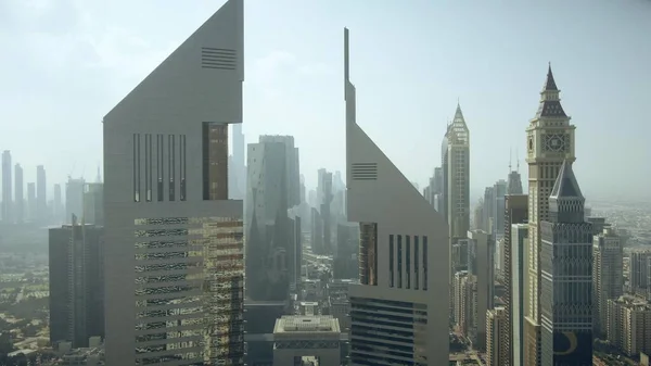 Vista aerea del Trade Centre, un quartiere degli affari a Dubai. EAU — Foto Stock