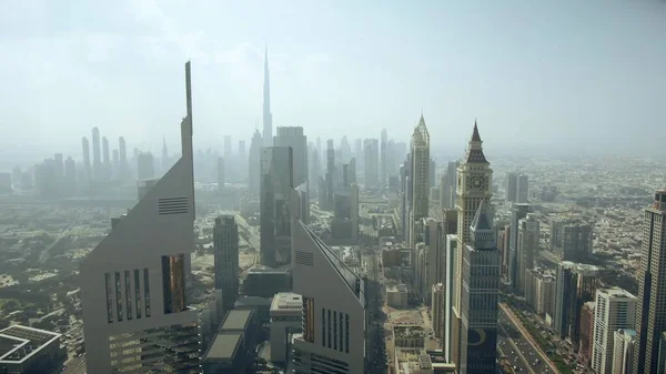 DUBAI, EMIRATI ARABI UNITI - 30 DICEMBRE 2019. Foto aerea del distretto DIFC del Dubai International Financial Centre — Foto Stock