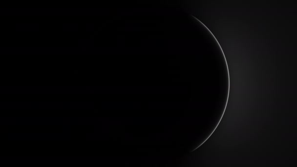Símbolo de lira turca em anel, iluminação eclipse. Relatório econômico ou forex relacionado com animação 3D de introdução — Vídeo de Stock