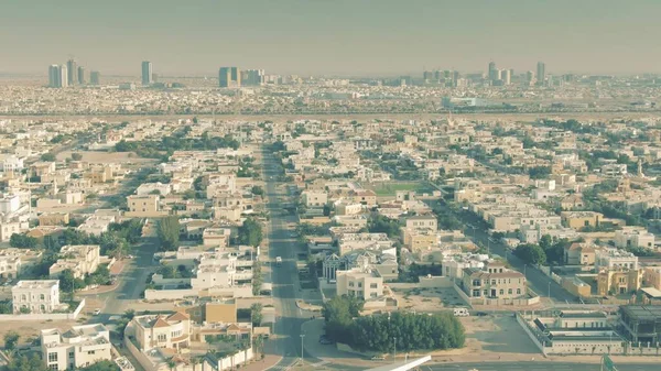 Zona residencial en Dubai, vista aérea — Foto de Stock