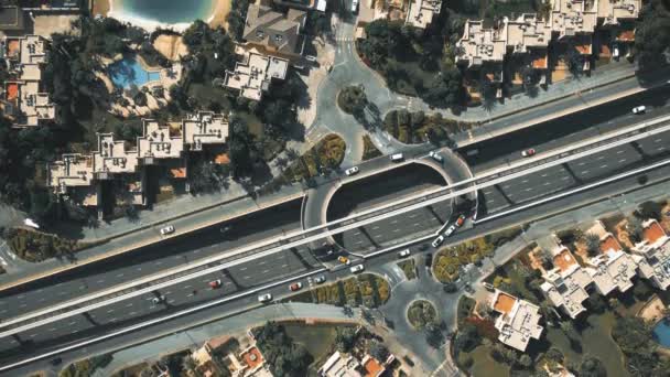 Vue aérienne de la fronde de l'île de Palm Jumeirah, Émirats arabes unis — Video