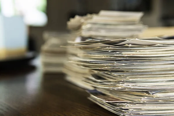 Stack of old photo prints and Memories to be digitized — Stock Photo, Image