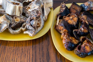 Çorba ve sos hazırlamak için Nijerya Stockfish ve Kurutulmuş Balık