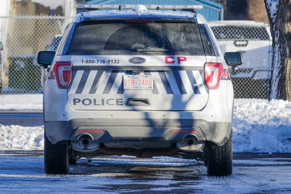 11 de noviembre de 2018 - Calgary, Alberta, Canadá - Calgary Police Service SUV aparcado junto a la carretera —  Fotos de Stock