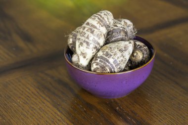 Organik taze Nijerya Coco yer elması veya Taro Kökü