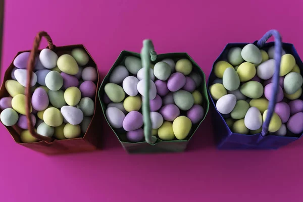 Easter Egg shaped candy in bags for Easter Egg Hunt