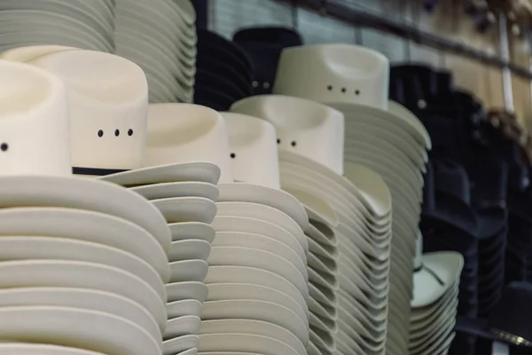 Cowboy hats on display for the Calgary Stampede — Stock Photo, Image