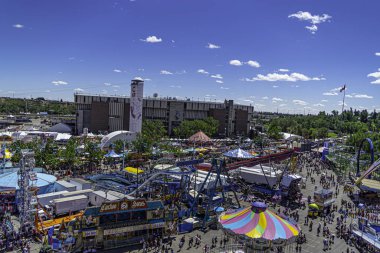 14 Temmuz 2018 - Calgary, Alberta Kanada - Calgary Stampede arazisi