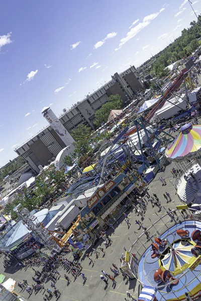 July 14 2018 - Calgary , Alberta Canada - The Calgary Stampede grounds — Stock Photo, Image