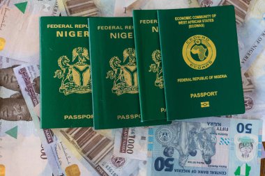 Nijerya Ecowas Pasaportu Nijerya Naira 'sının üstünde