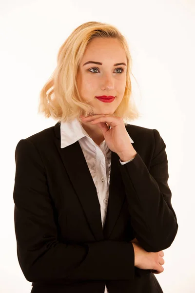 Aantrekkelijke zakenvrouw - crporal portret — Stockfoto