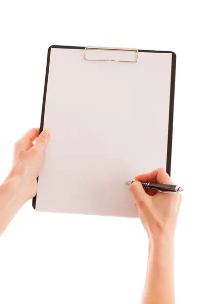 White board - blank paper with copy space for additional tekst Royalty Free Stock Images