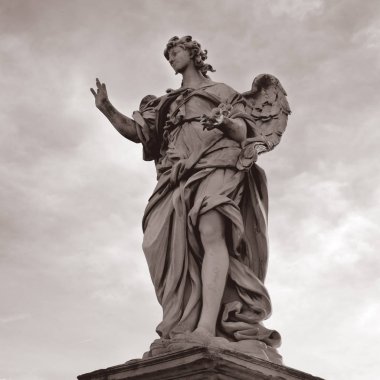 heykel castel sant angelo rom, İtalya