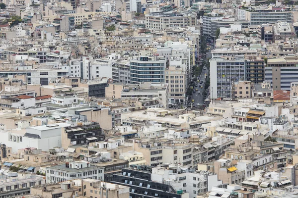 Vista aérea de Atenas, Grecia. Atenas es la capital de Grecia a — Foto de Stock