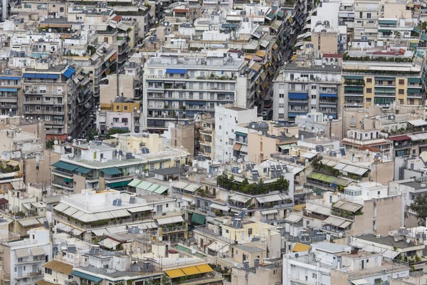 Vista aérea de Atenas, Grecia. Atenas es la capital de Grecia a — Foto de Stock