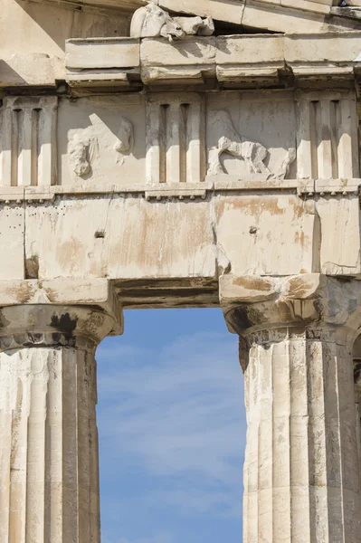 ATENAS - GRECIA - 21,2016 SEPTIEMBRE: Templo del Partenón en la Ac — Foto de Stock