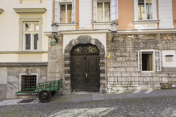 Ljubljana, Slovinsko - 24 září 2016: Krásné ulice v ol — Stock fotografie