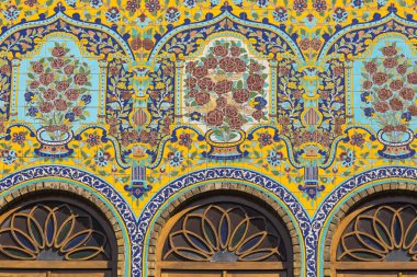 Tahran, Iran - 05 Ekim 2016: Dış Gülistan Sarayı bir
