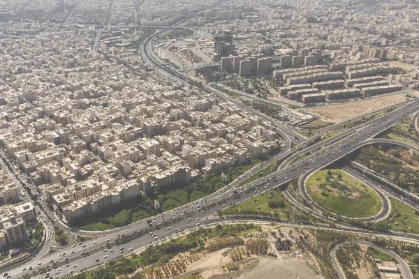 Utsikt över Teheran från Azadi tornet - Iran — Stockfoto