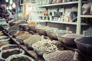 Isfahan, Iran - 06 Ekim 2016: Çarşısı içinde Isfahan