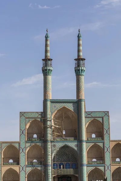 Yazd, Iran - 07 października 2016: Amir Chakhmaq kompleks w Yazd, Ir — Zdjęcie stockowe
