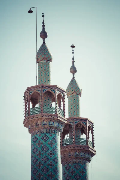 Yazd, Ιράν - 07 Οκτωβρίου 2016: Τζαμί του Yazd του Ιράν. Το mosqu — Φωτογραφία Αρχείου
