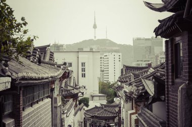 Bukchon Hanok köydür Kore trad için ünlü yerlerinden