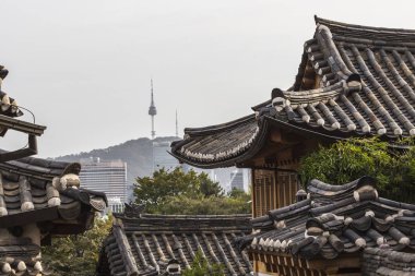Bukchon Hanok köydür Kore trad için ünlü yerlerinden