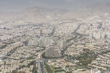 Tahran, Iran - 05 Ekim 2016: T Milad kulede görünümünden