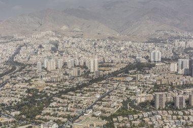 Tahran, Iran - 05 Ekim 2016: T Milad kulede görünümünden