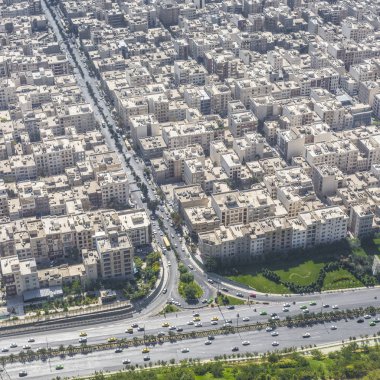 Tahran, Iran - 05 Ekim 2016: T Milad kulede görünümünden