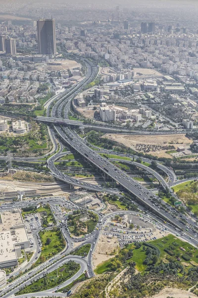 Teheran, Iran - 05 października 2016: Widok z wieży Milad w T — Zdjęcie stockowe